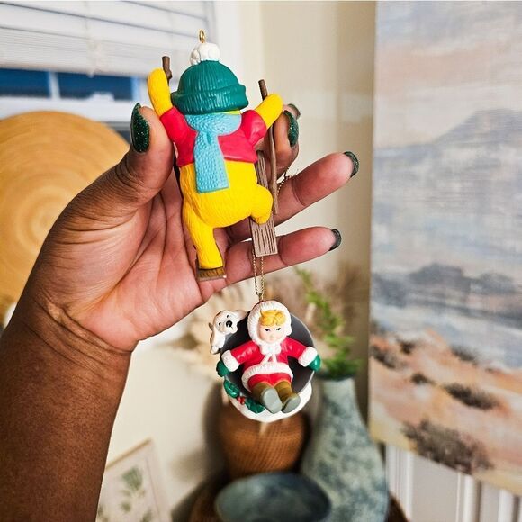 Set of 2 Rennoc & Disney Hallmark Christmas Ornaments. - Picture 5 of 10